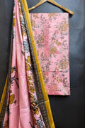 Dhanak Embroidred Printed 3pc