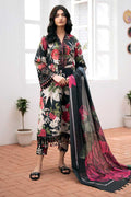 BAROQUE – 3PC KHADDAR UNSTITCHED DIGITAL PRINTED SUIT WITH EMBROIDERED PATCHES